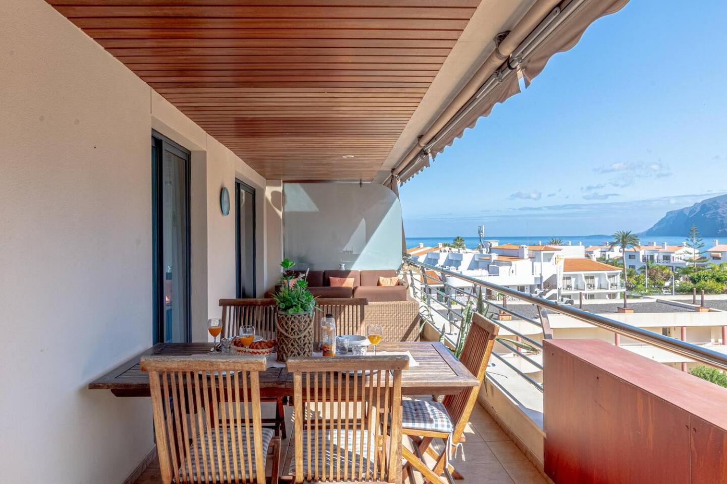 Top Floor Ocean View Apt By Dream Homes Tenerife 圣地亚哥港 外观 照片