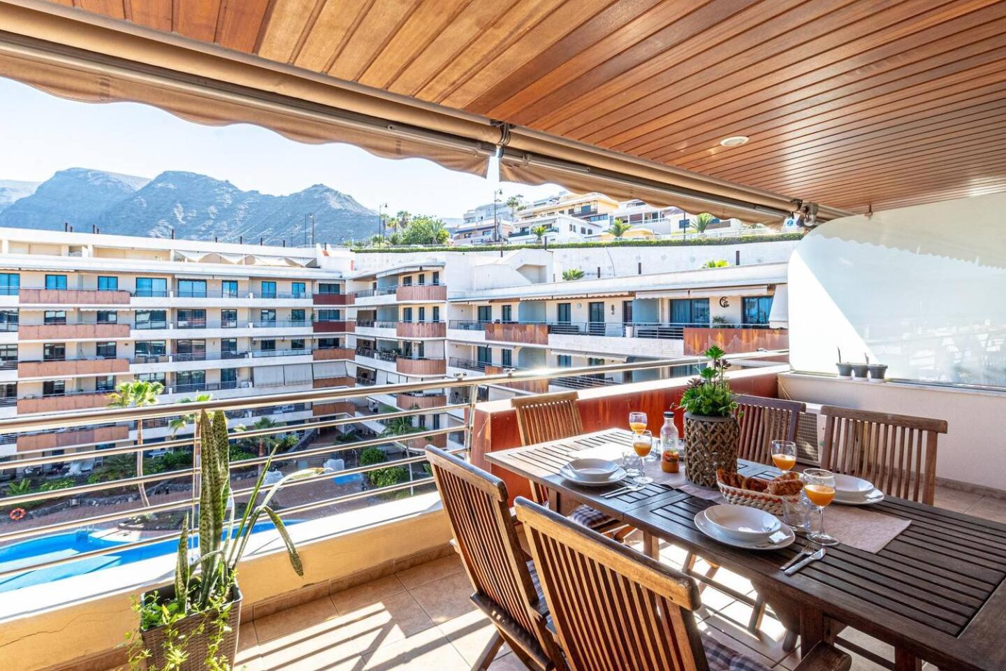 Top Floor Ocean View Apt By Dream Homes Tenerife 圣地亚哥港 外观 照片
