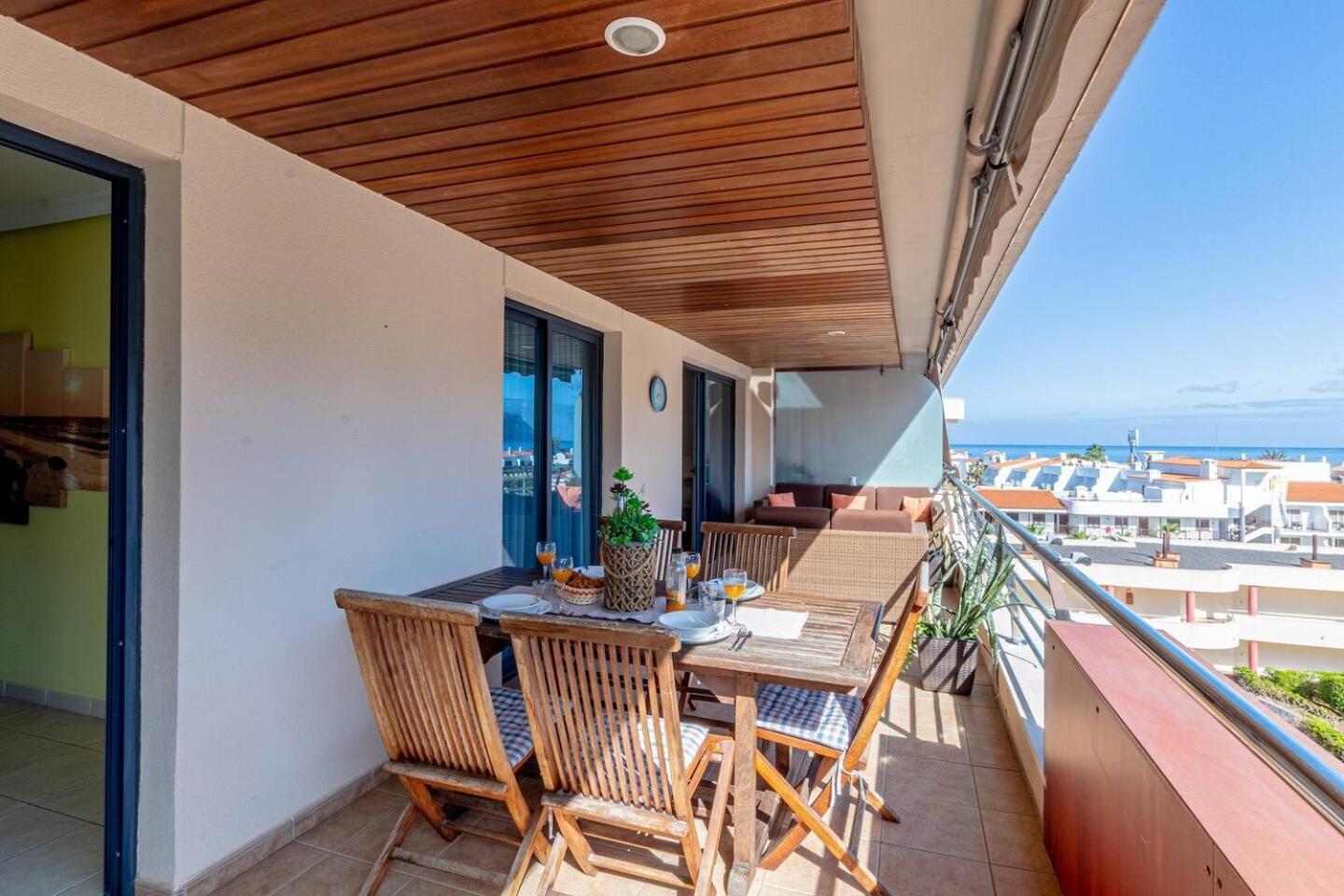 Top Floor Ocean View Apt By Dream Homes Tenerife 圣地亚哥港 外观 照片