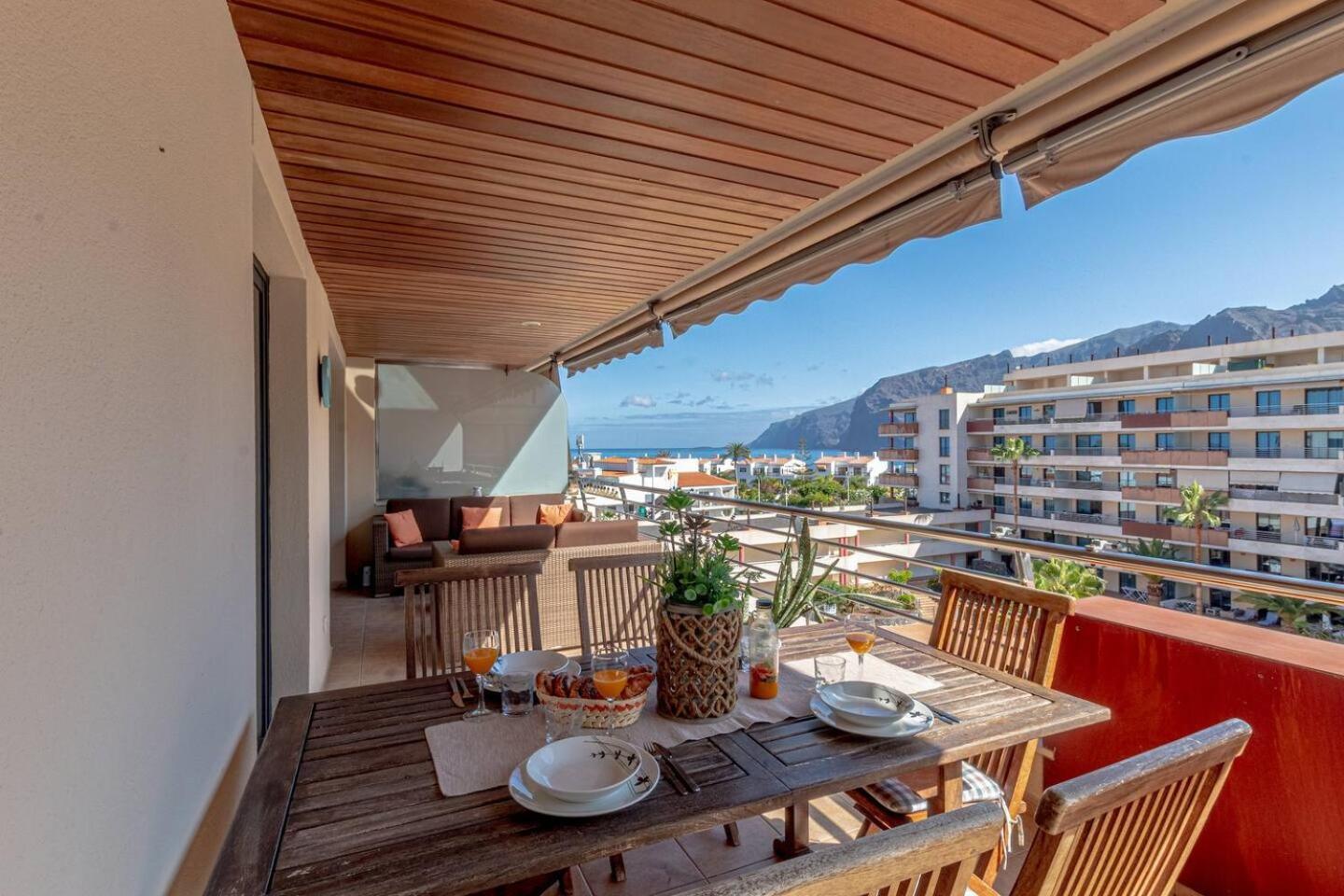 Top Floor Ocean View Apt By Dream Homes Tenerife 圣地亚哥港 外观 照片