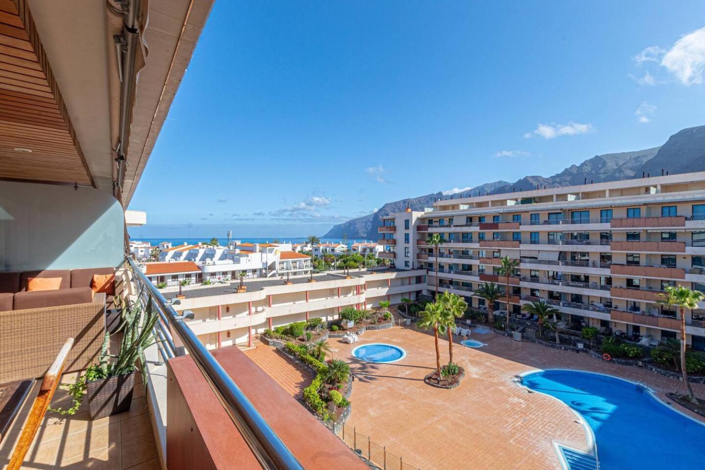 Top Floor Ocean View Apt By Dream Homes Tenerife 圣地亚哥港 外观 照片