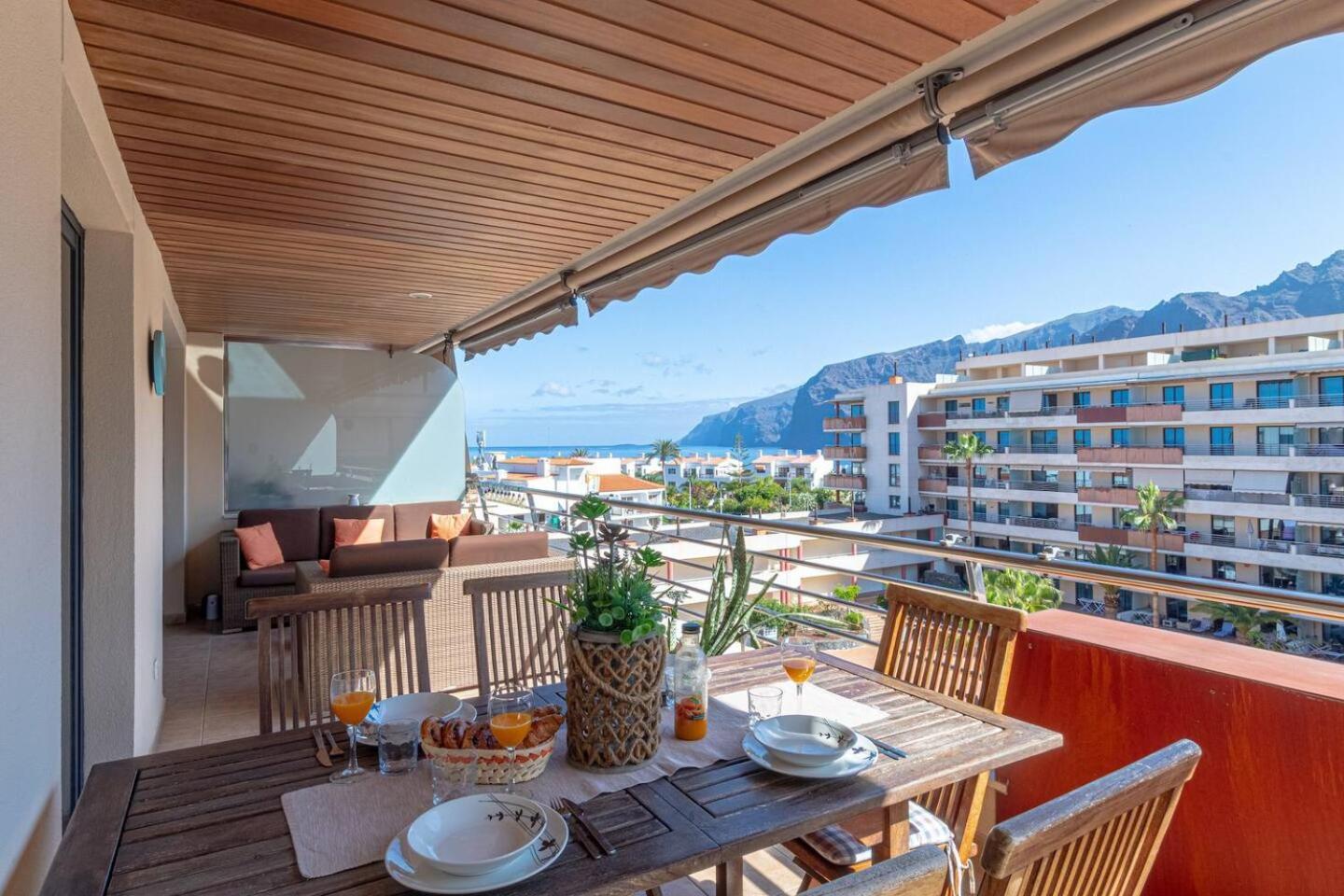 Top Floor Ocean View Apt By Dream Homes Tenerife 圣地亚哥港 外观 照片