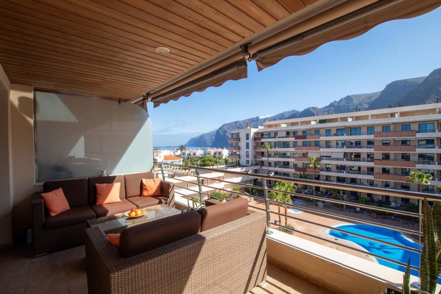 Top Floor Ocean View Apt By Dream Homes Tenerife 圣地亚哥港 外观 照片